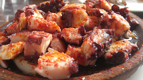 Pulpo a la Gallega con pimenton